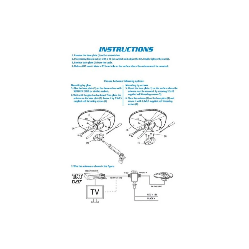 ANTENNE TV NOMADE SUPERGAIN 24,5 DB - 245 Mm 5 ANTENNE TV NOMADE SUPERGAIN 24,5 DB - 245 Mm – Image 4
