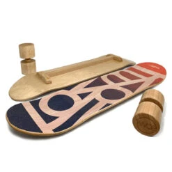 Balance Board TWOB-SPORT GRAFIK Bleu Orange -Paddle Wave Soldes balance board twob sport grafik bleu orange 1
