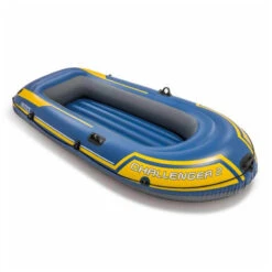 BATEAU GONFLABLE INTEX CHALLENGER 2 + 2 RAMES + GONFLEUR -Paddle Wave Soldes bateau gonflable intex challenger 2 2 rames gonfleur 3