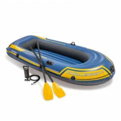 BATEAU GONFLABLE INTEX CHALLENGER 2 + 2 RAMES + GONFLEUR -Paddle Wave Soldes bateau gonflable intex challenger 2 2 rames gonfleur 6