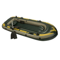 BATEAU GONFLABLE INTEX SEAHAWK 4 + 2 RAMES + GONFLEUR -Paddle Wave Soldes bateau gonflable intex seahawk 4 2 rames gonfleur 4