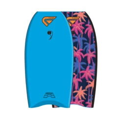 BODYBOARD FLOOD DYNAMX II PALM BLEU 41 -Paddle Wave Soldes bodyboard flood dynamx ii palm bleu 41 1
