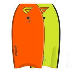 BODYBOARD FLOOD USURPER ORANGE/VERT 42" -Paddle Wave Soldes bodyboard flood usurper orange vert 42 1
