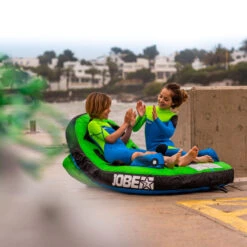 BOUEE TRACTEE DEUX SENS JOBE SUNRAY 1 PERSONNE -Paddle Wave Soldes bouee tractee deux sens jobe sunray 1 personne 2