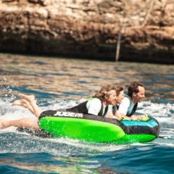 BOUEE TRACTEE JOBE REVOLVE 3 PERSONNES -Paddle Wave Soldes bouee tractee jobe revolve 3 personnes 5