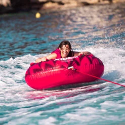 BOUEE TRACTEE JOBE RUMBLE ROSE 1 PERSONNE -Paddle Wave Soldes bouee tractee jobe rumble rose 1 personne 4