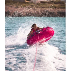 BOUEE TRACTEE JOBE RUMBLE ROSE 1 PERSONNE -Paddle Wave Soldes bouee tractee jobe rumble rose 1 personne 6