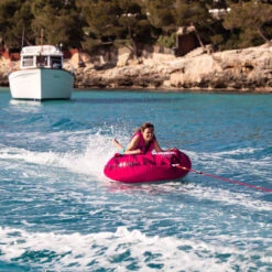 BOUEE TRACTEE JOBE RUMBLE ROSE 1 PERSONNE -Paddle Wave Soldes bouee tractee jobe rumble rose 1 personne 7