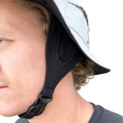 Chapeau Surf Performance Gris Clair VAIKOBI -Paddle Wave Soldes chapeau surf performance gris clair vaikobi 2