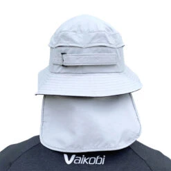 Chapeau Surf Performance Gris Clair VAIKOBI -Paddle Wave Soldes chapeau surf performance gris clair vaikobi 4