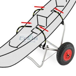 CHARIOT KAYAK CANOE PLIABLE ECKLA CANYON -Paddle Wave Soldes chariot kayak canoe pliable eckla canyon 2