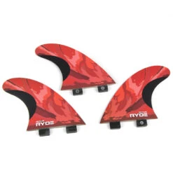 Dérives Surf Ryde DRAW FCS I Honeycomb Set De 3 Medium THRUSTER -Paddle Wave Soldes derives surf ryde draw fcs i honeycomb medium thruster 3 3