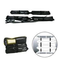 GALERIE SOUPLE FCS CAM LOCK SOFT RACK DOUBLE -Paddle Wave Soldes galerie souple fcs cam lock soft rack double 1