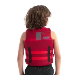GILET DE FLOTTAISON JOBE NEOPRENE VEST ENFANT ROUGE -Paddle Wave Soldes gilet de flottaison jobe neoprene vest enfant rouge 2