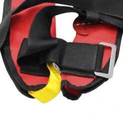 GILET DE SAUVETAGE GONFLABLE AUTOMATIQUE ORANGE MARINE 170N AVEC HARNAIS ESSENTIAL ROUGE -Paddle Wave Soldes gilet de sauvetage gonflable automatique orange marine 170n avec harnais essential rouge 7