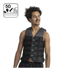 Gilet Jobe Dual Vest Black -Paddle Wave Soldes gilet jobe dual vest black 1