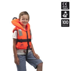 GILET PLASTIMO TYPHON ORANGE JUNIOR -Paddle Wave Soldes gilet plastimo typhon orange junior 1
