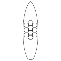 GRIP DE SURF ANTIDÉRAPANT HEXAPADS HOWZIT - 20 PCS -Paddle Wave Soldes hexapads grip howzit set 20 pcs 4