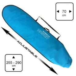HOUSSE AJUSTABLE POUR SURF HOWZIT 6.0 A 7.0 -Paddle Wave Soldes housse ajustable pour surf howzit bleu 5