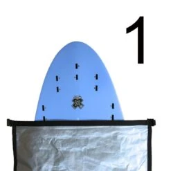 HOUSSE AJUSTABLE POUR SURF HOWZIT 6.0 A 7.0 -Paddle Wave Soldes housse ajustable pour surf howzit bleu 6