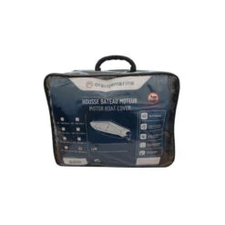 HOUSSE BATEAU MOTEUR BLEU ORANGEMARINE Pour Un Bateau De 400 à 430 Cm De Long X 180 Cm - BLEU -Paddle Wave Soldes housse bateau moteur bleu orangemarine pour un bateau de 400 a 430 cm de long x 180 cm bleu 2