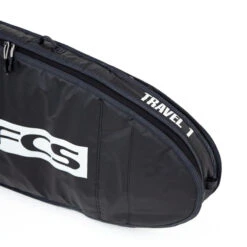 HOUSSE DE SURF FCS TRAVEL 1 FUN BOARD NOIR/GRIS 8.0 -Paddle Wave Soldes housse de surf fcs travel 1 fun board noir gris 80 6