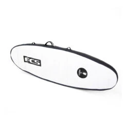 HOUSSE DE SURF FCS TRAVEL 1 FUN BOARD NOIR/GRIS 8.0 -Paddle Wave Soldes housse de surf fcs travel 1 fun board noir gris 80 7