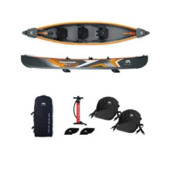 KAYAK AQUA MARINA TOMAHAWK AIR-C 2/3 PERSONNES -Paddle Wave Soldes kayak aqua marina tomahawk air c 2 3 personnes 1
