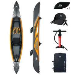 KAYAK AQUA MARINA TOMAHAWK AIR-K 1 PERSONNE -Paddle Wave Soldes kayak aqua marina tomahawk air k 1 personne 1