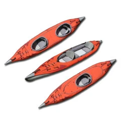 KAYAK GONFLABLE ADVANCED ELEMENTS FRAME CONVERTIBLE ROUGE -Paddle Wave Soldes kayak gonflable advanced elements frame convertible rouge 8