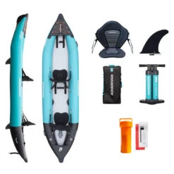 Kayak Gonflable Aqua Design Koloa 360 -Paddle Wave Soldes kayak gonflable aqua design koloa 360 1