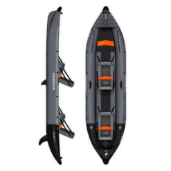 Kayak Gonflable Aqua Design Xperience 360 2 Personnes -Paddle Wave Soldes kayak gonflable aqua design xperience 360 2 personnes 1