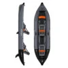 Kayak Gonflable Aqua Design Xperience 360 2 Personnes -Paddle Wave Soldes kayak gonflable aqua design xperience 360 2 personnes