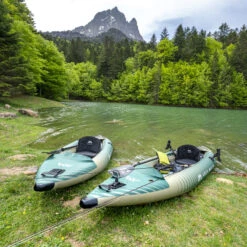 KAYAK GONFLABLE AQUA MARINA CALIBER PECHE 18 KAYAK GONFLABLE AQUA MARINA CALIBER PECHE -Paddle Wave Soldes kayak gonflable aqua marina caliber peche 4