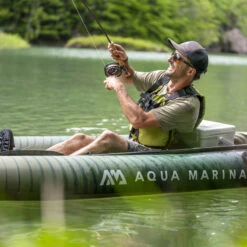 KAYAK GONFLABLE AQUA MARINA CALIBER PECHE 22 KAYAK GONFLABLE AQUA MARINA CALIBER PECHE -Paddle Wave Soldes kayak gonflable aqua marina caliber peche 8