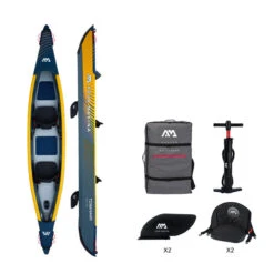KAYAK GONFLABLE AQUA MARINA TOMAHAWK AIR-K 2P 2023 11 KAYAK GONFLABLE AQUA MARINA TOMAHAWK AIR-K 2P 2023 -Paddle Wave Soldes kayak gonflable aqua marina tomahawk air k 2p 2023 1