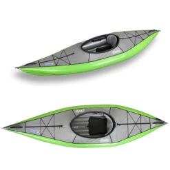Kayak Gonflable Gumotex Swing 1 Vert -Paddle Wave Soldes kayak gonflable gumotex swing 1 vert 1