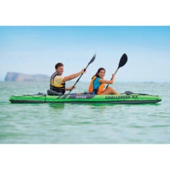 KAYAK GONFLABLE INTEX CHALLENGER K2 -Paddle Wave Soldes kayak gonflable intex challenger k2 2