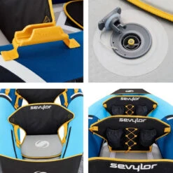 Kayak Gonflable Sevylor Montreal -Paddle Wave Soldes kayak gonflable sevylor montreal 3