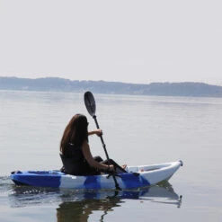 KAYAK MARGOUILLET SIT ON TOP 1 PLACE ANGLER BLEU ET BLANC -Paddle Wave Soldes kayak margouillet sit on top 1 place angler bleu et blanc 13