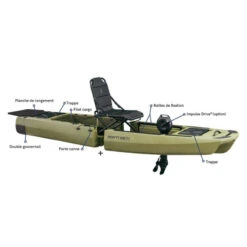 KAYAK MODULABLE POINT 65 KINGFISHER VERSION MER HOMOLOGABLE -Paddle Wave Soldes kayak modulable point 65 kingfisher version mer homologable 1