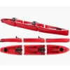 Kayak Modulable Point 65 Mojito Tandem Rouge -Paddle Wave Soldes kayak modulable point 65 mojito tandem rouge