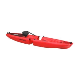 KAYAK MODULABLE SIT ON TOP POINT 65°N FALCON SOLO ROUGE -Paddle Wave Soldes kayak modulable sit on top point 65n falcon solo rouge 1