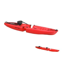KAYAK MODULABLE SIT ON TOP POINT 65°N FALCON TANDEM ROUGE -Paddle Wave Soldes kayak modulable sit on top point 65n falcon tandem rouge 2