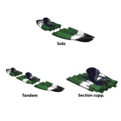 KAYAK MODULABLE SPECIAL PECHE POINT 65°N TEQUILA GTX ANGLER DUO -Paddle Wave Soldes kayak modulable special peche point 65n tequila gtx angler duo 2