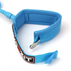 LEASH DE SUP HOWZIT COIL BLEU 9' -Paddle Wave Soldes leash de sup howzit coil bleu 9 1 6