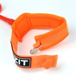LEASH DE SUP HOWZIT COIL ORANGE -Paddle Wave Soldes leash de sup howzit coil orange 5