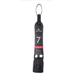 LEASH RIP CURL REG LEASH SURF GRIP NOIR 8.0 -Paddle Wave Soldes leash rip curl reg leash surf grip noir 80 1