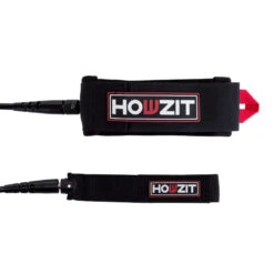 LEASH SURF HOWZIT NOIR DIAMETRE 6MM -Paddle Wave Soldes leash surf howzit noir diametre 6mm 10