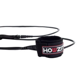 LEASH SURF HOWZIT NOIR DIAMETRE 6MM -Paddle Wave Soldes leash surf howzit noir diametre 6mm 4